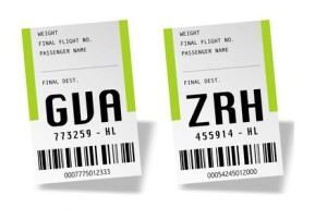 Airport bag tags - Switzerland